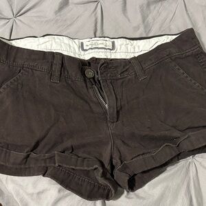 Abercrombie & Fitch Dark Brown Women's Cargo Shorts